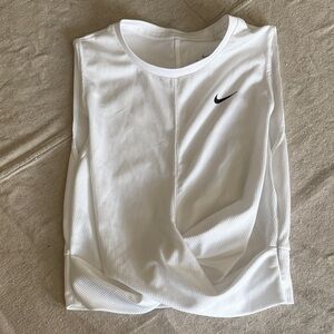 Nike Women's White Dri-Fit Top